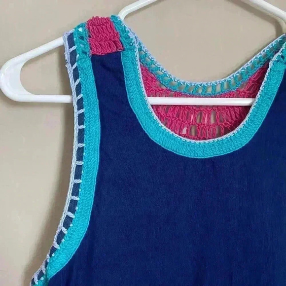 Anthro Akemi + Kin Embroidered Knit Tank Dress - Picture 3 of 12